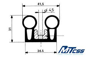 Fermod Cold Room Door Seal Frame Gasket