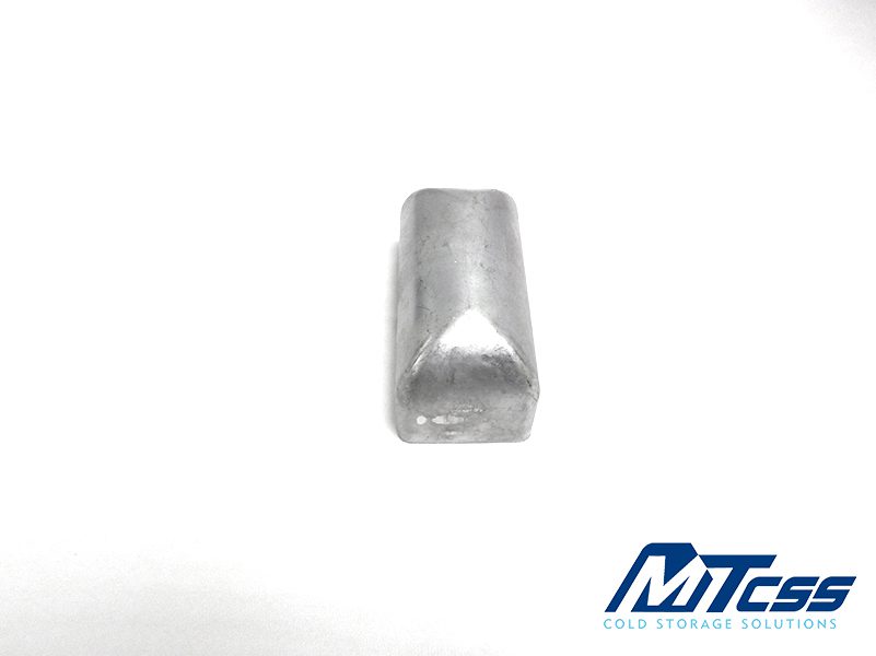 Bull Nose End Cap for Galvanised Bumper Box Rail