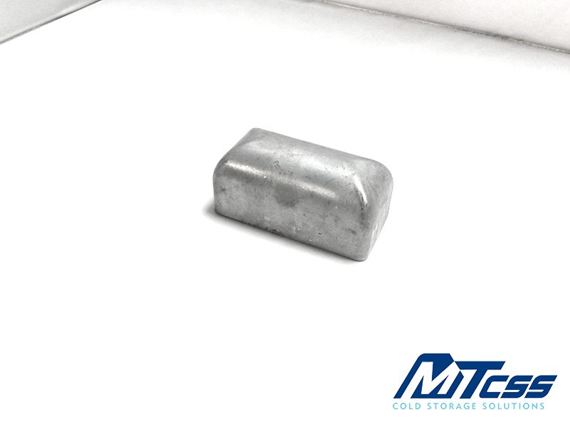 Bull Nose End Cap for Galvanised Bumper Box Rail