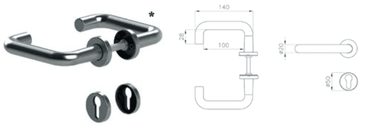 MTH Personnel Door Handle