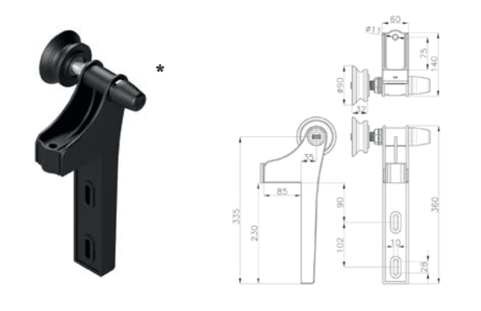 Cold Room MTH Left Hand Pulley