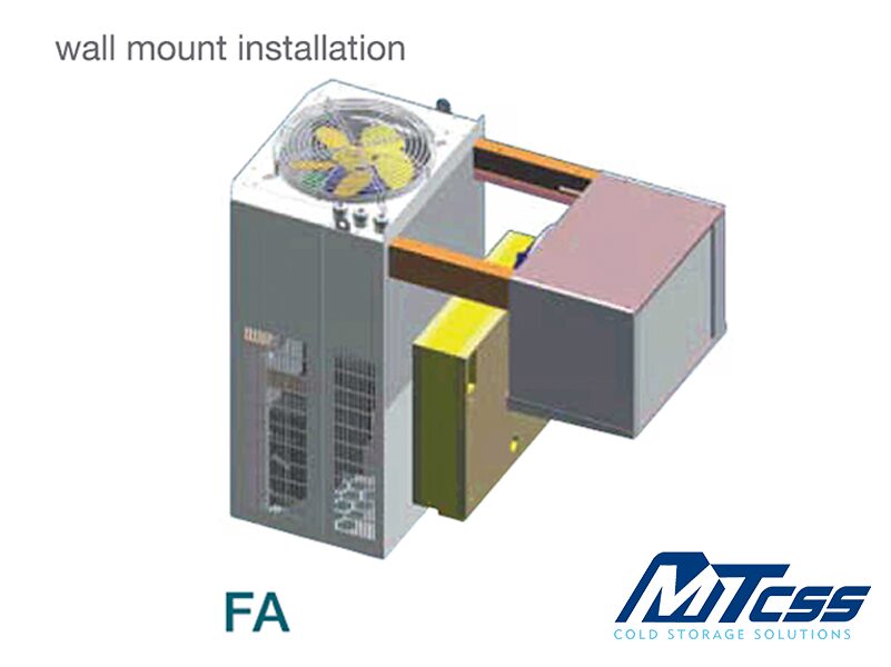 Freezer Monoblock Refrigeration - Straddle Unit - 3.6m³