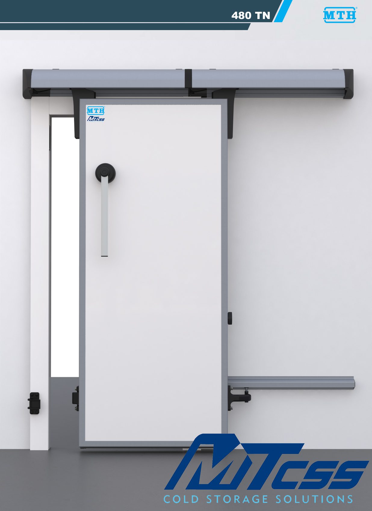 Sliding Chiller Cold Room Door 480TN