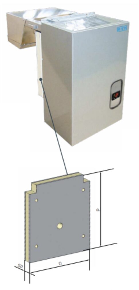 MTH Freezer Monoblock Refrigeration System - Through Wall