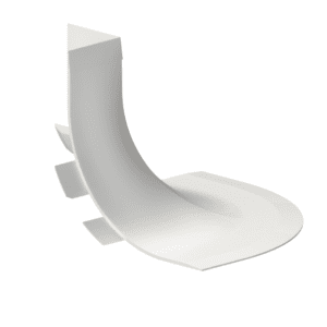 MTH External Corner Cap for PVC Coving - RAL9003