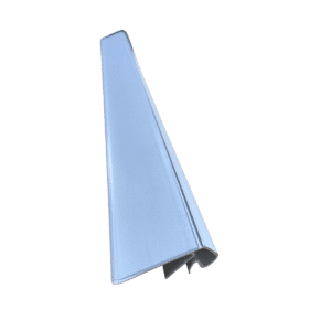 Angled White Cabinet Strip Shelf Edge Ticket/Data Rail 60cm x 4cm