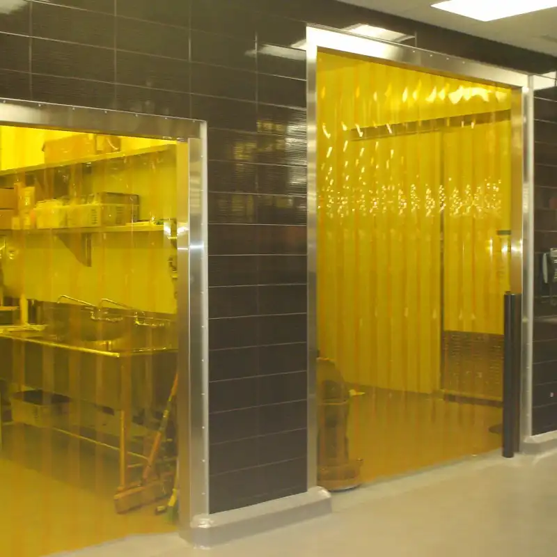 Anti-insect yellow PVC Strip Curtain Roll – Chiller Cold Room