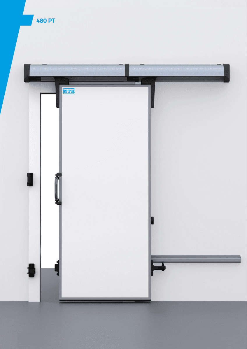 MTH 480PT Chiller Sliding Cold Room Door 900mm x 2000mm clear opening
