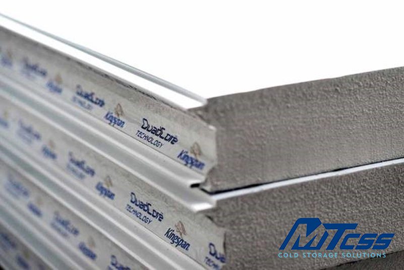 Cold Room Panel 80mm Panel 5.2m Long Ribbed Kingspan Quadcore