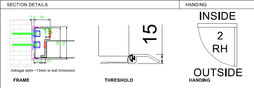 Fire Rated Door - 1 Hour (New but returned)