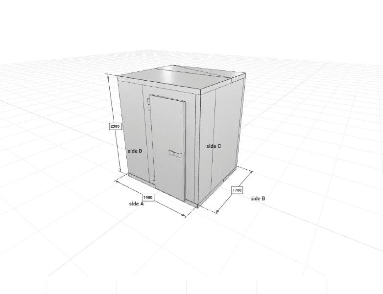 Modular Cold Room Internal size: 1780x1580x2180 (6.13m³) MTH
