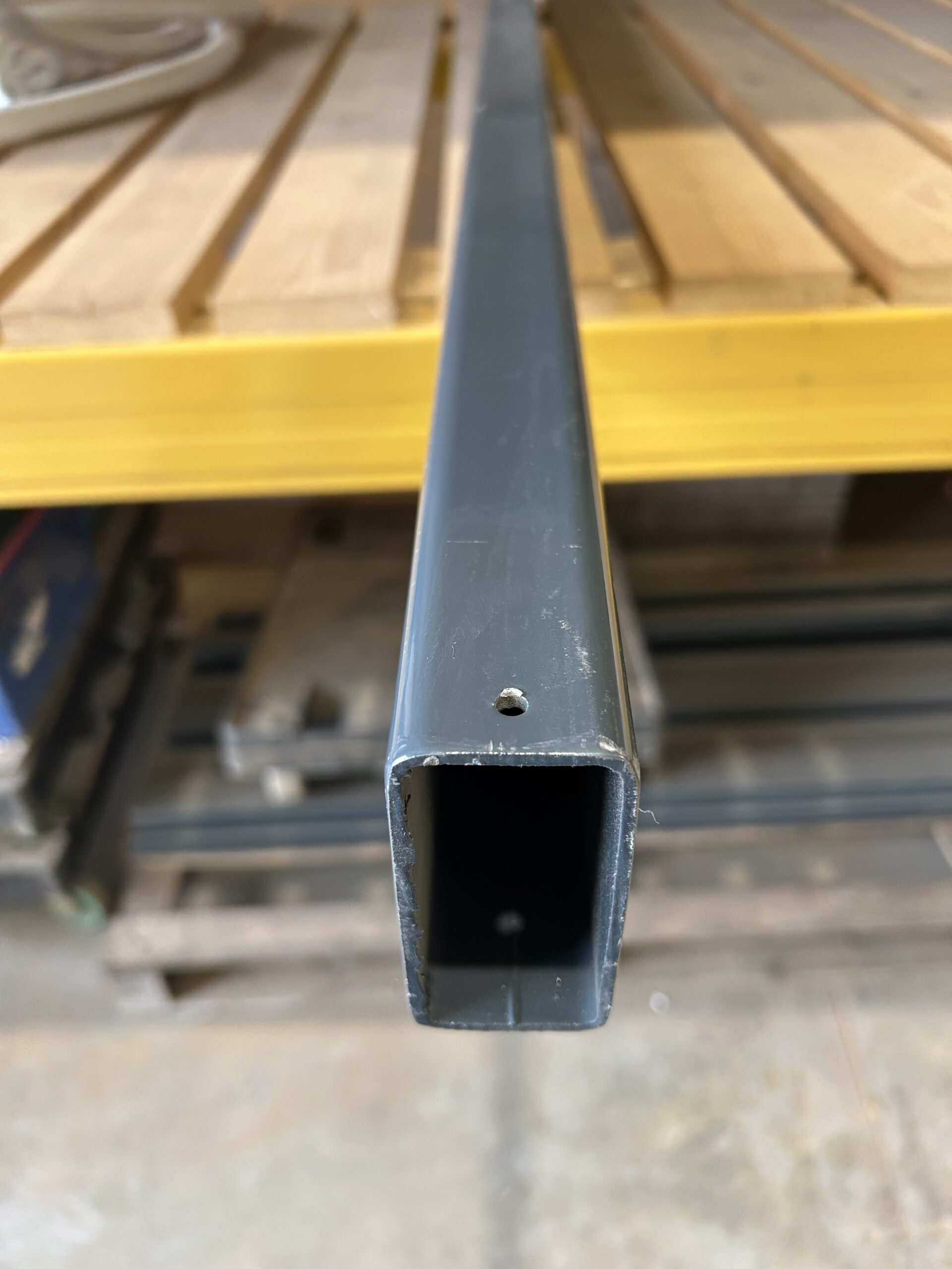 Galvanised Bumper Box Rail Section 1595mm RAL7016 (Demos)
